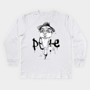 Pete Doherty Kids Long Sleeve T-Shirt